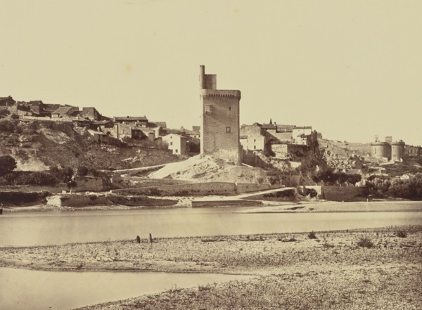 Villeneuve les Avignon; Édouard Baldus, French, born Germany, 1813 - 1889, France; about 1861; Albumen silver print