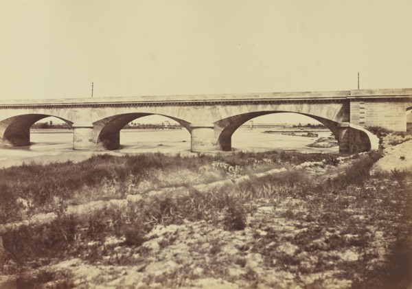 Durance. Viaduc; Édouard Baldus, French, born Germany, 1813 - 1889, France; about 1861; Albumen silver print
