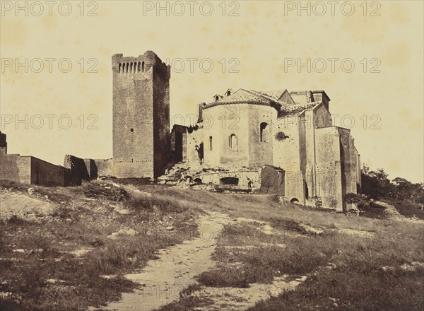 Montmajour; Édouard Baldus, French, born Germany, 1813 - 1889, France; about 1861; Albumen silver print