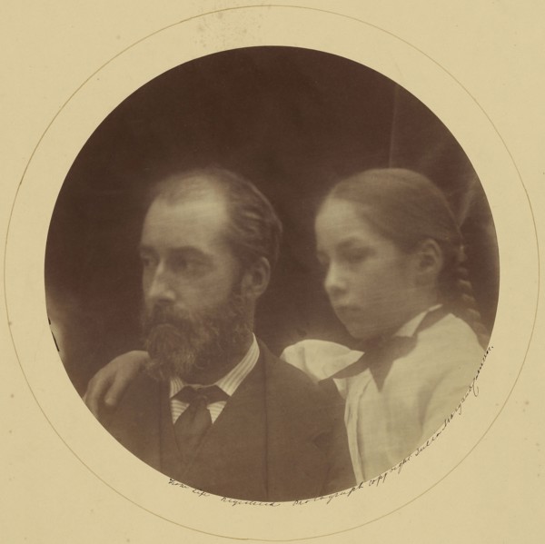 Charles Loyd Norman and his Daughter Margaret; Julia Margaret Cameron, British, born India, 1815 - 1879, England; July 1874