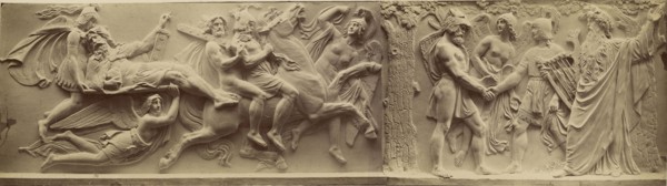 On the Way to Valhalla; Ernst Alpers, German, active Hannover, Germany about 1867, Hanover, Germany; 1867; Albumen silver print