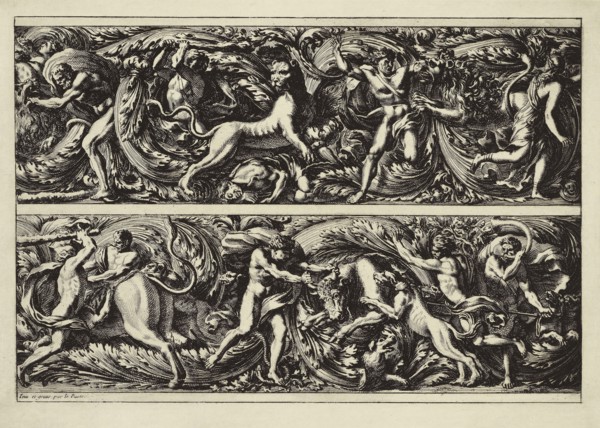 Design by Jean le Pautre; Édouard Baldus, French, born Germany, 1813 - 1889, Paris, France; 1866; Heliogravure; 22.9 x 32 cm
