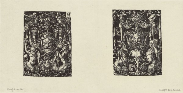 Design by Aldegräver; Édouard Baldus, French, born Germany, 1813 - 1889, Paris, France; 1866; Heliogravure; 6.5 x 13.8 cm