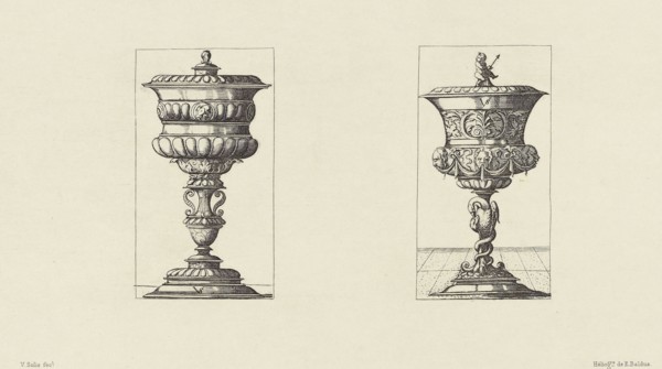 Design by Virgil Solis; Édouard Baldus, French, born Germany, 1813 - 1889, Paris, France; 1866; Heliogravure; 14.7 x 25.8 cm