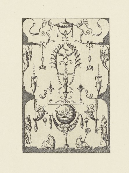 Design after an Antique Painting; Édouard Baldus, French, born Germany, 1813 - 1889, Paris, France; 1866; Heliogravure