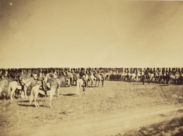 Camp de Châlons; Gustave Le Gray, French, 1820 - 1884, Chalons, France; 1857; Albumen silver print