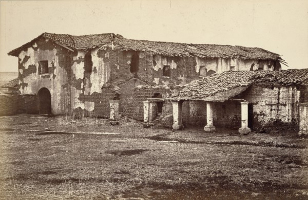 Mission, San Fernando Rey; Carleton Watkins, American, 1829 - 1916, about 1880; Albumen silver print