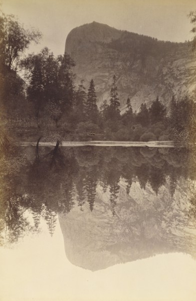 Mount Watkins, Yosemite; Carleton Watkins, American, 1829 - 1916, about 1872; Albumen silver print