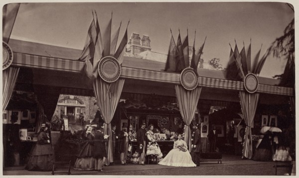 The Marchioness of Ely's Stall; Camille Silvy, French, 1834 - 1910, England; 1864; Albumen silver print