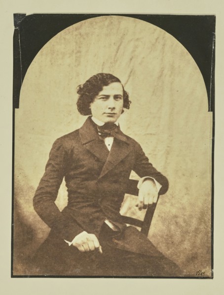Portrait of a young man; Hippolyte Bayard, French, 1801 - 1887, 1847; Albumen silver print