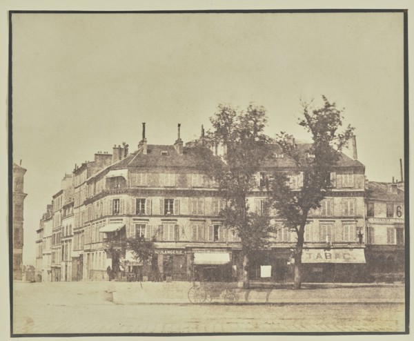 Rue Brey, Paris; Hippolyte Bayard, French, 1801 - 1887, Paris, France; about 1845–1850; Salted paper print; 19.8 × 24.2 cm