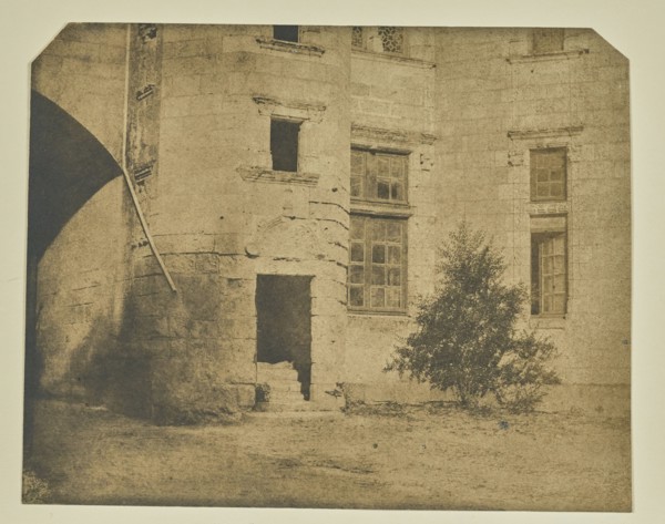 Entrance to a Tower; Hippolyte Bayard, French, 1801 - 1887, about 1840 - 1849; Salted paper print; 12.9 x 16.4 cm