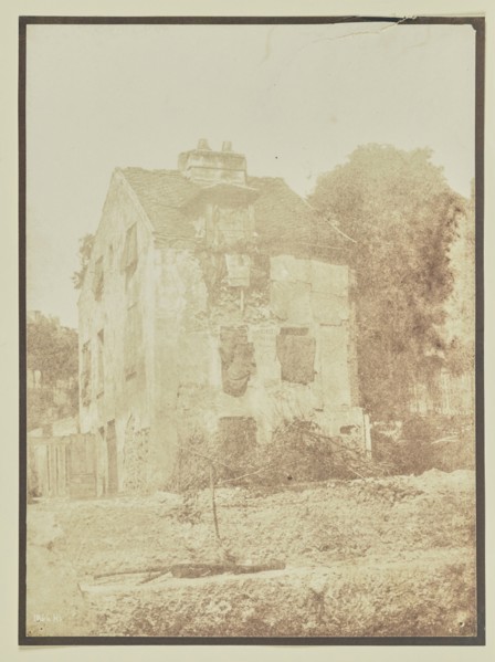 Miller's house; Hippolyte Bayard, French, 1801 - 1887, France, Europe; 1846; Salted paper print; 21.8 x 16 cm