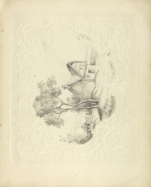 Drawing of a House; Attributed to James G. Jones, active 1860s, England; 1865; Graphite; 10.3 x 13 cm 4 1,16 x 5 1,8 in