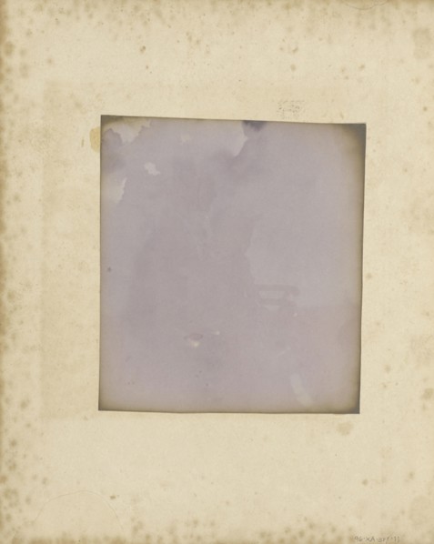 Possible portrait of a Seated Man; British, active India about 1843; England; 1843 - 1845; Salted paper print from a paper