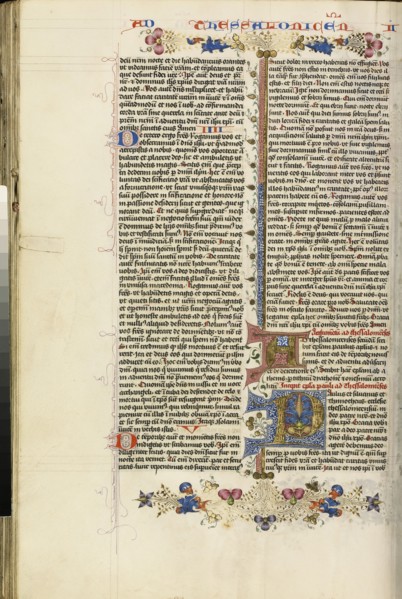 Decorated Initial A; Decorated Initial P; Circle of Stefan Lochner, German, died 1451, Cologne, Germany; about 1450; Gold leaf