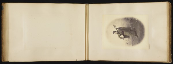 Street Singing Girl; Felice Beato, 1832 - 1909, Japan; 1866 - 1867; Hand-colored Albumen silver print