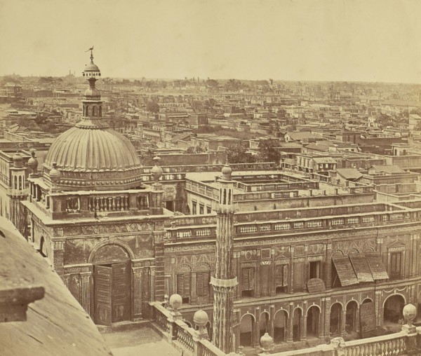 Panorama of Lucknow: View of Devastation Wrought by Lucknow Massacre; Felice Beato, 1832 - 1909, India