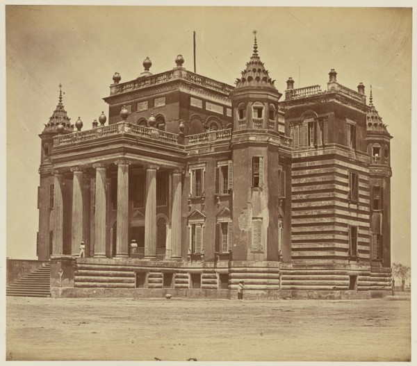 Dilkusha Palace; Felice Beato, 1832 - 1909, India; 1858; Albumen silver print
