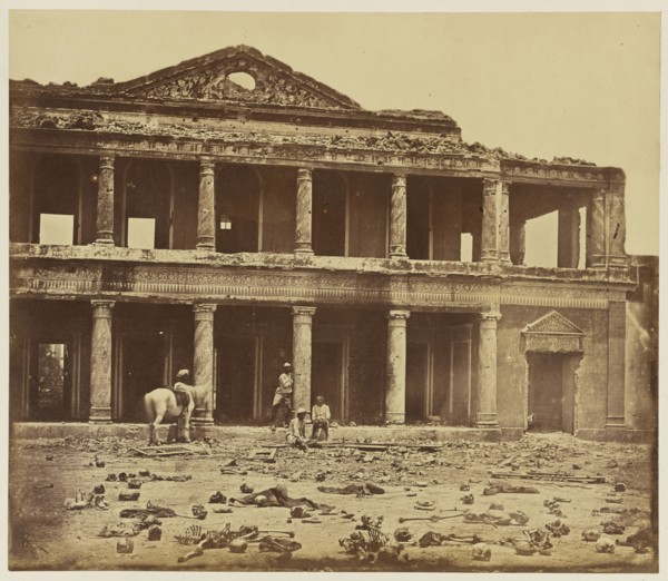Sikandrahbagh After Slaughter of the Rebels by the 93rd Highlanders of 4th Panjal Native Infantry; Felice Beato, English, born
