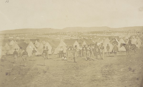 British Encampment Before Sebastopol. The Tents of the 97th in the Foreground; James Robertson, English, 1813 - 1888