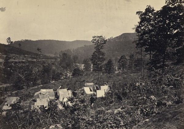 Pass in the Raccoon Range, Whiteside No. 2; George N. Barnard, American, 1819 - 1902, New York, United States; negative
