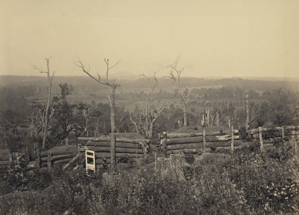 View of Kenesaw Mountain, Georgia; George N. Barnard, American, 1819 - 1902, New York, United States; negative about 1865