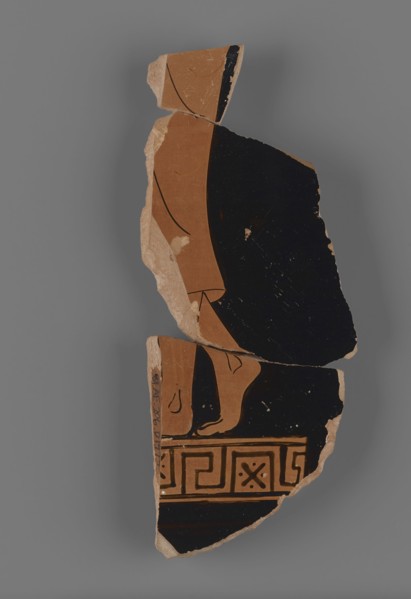 Attic Red-Figure Hydria Fragment; Berlin Painter, Greek, Attic, active about 500 - about 460 B.C., Athens, Greece; ca 480 B.C.