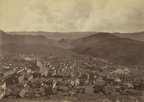 Virginia City, Nevada; Carleton Watkins, American, 1829 - 1916, Virginia City, Nevada, Storey, United States; 1875; Albumen