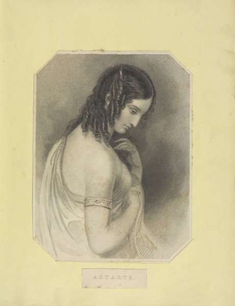 Astarte; Henry Corbould, Henry Thomas Ryall; England; 1843 - 1845; Engraving; 15.1 x 11.4 cm, 5 15,16 x 4 1,2 in