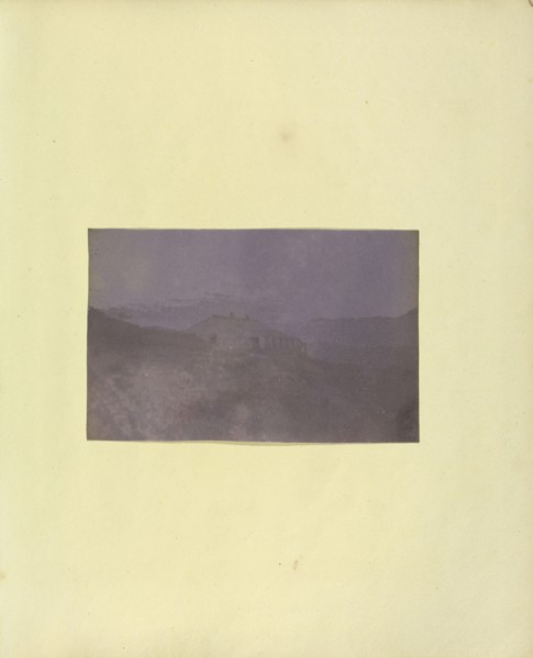 View of a House, India; British, active India about 1843; India; 1843 - 1845; Salted paper print from a paper negative; 7.3 x 11