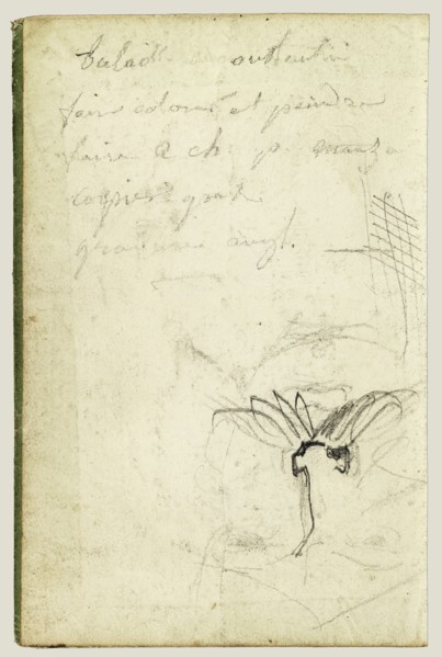 Face of a Man; Théodore Géricault, French, 1791 - 1824, 1812 - 1814; Graphite; 15.2 x 10.6 cm, 6 x 4 3,16 in
