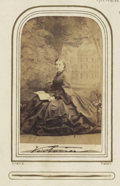 Victoria, Crown Princess of Germany, Princess Royal of Great Britain; Camille Silvy, French, 1834 - 1910, France; about 1860
