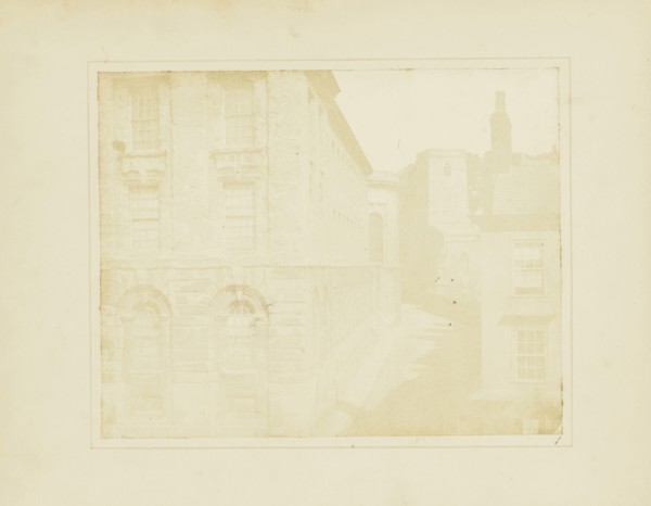 Part of Queen's College, Oxford; William Henry Fox Talbot, English, 1800 - 1877, Reading, England; 1844; Salted paper print