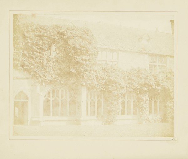 Cloisters of Lacock Abbey; William Henry Fox Talbot, English, 1800 - 1877, Reading, England; 1844; Salted paper print