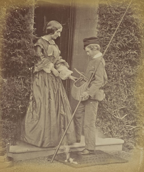 Melville Adamson and Aleck Bell; Dr. John Adamson, Scottish, 1810 - 1870, Scotland; about 1860; Albumen silver print