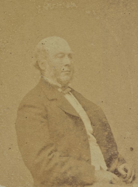 Man with Sideburns; Scotland; about 1865; Albumen silver print