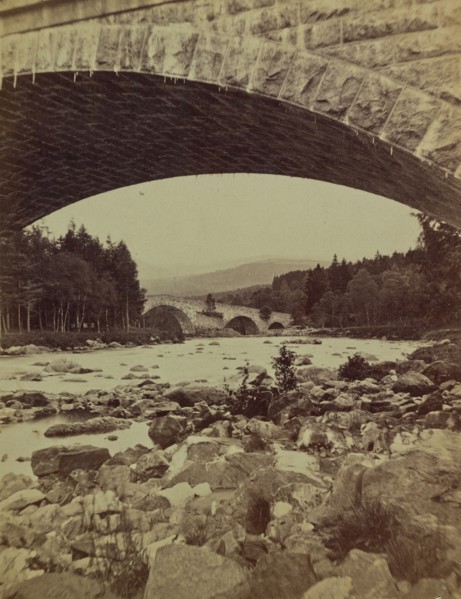 Bridge; Possibly George Washington Wilson, Scottish, 1823 - 1893, Scotland; 1860s; Albumen silver print