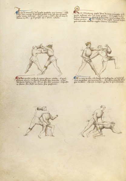 Combat with Dagger; Unknown, Fiore Furlan dei Liberi da Premariacco, Italian, about 1340,1350 - before 1450, Padua, or, Italy