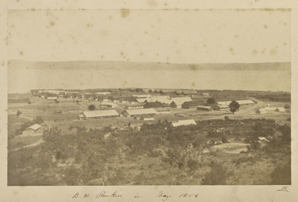 B.H. Renkioi in May 1856; John Kirk, Scottish, 1832 - 1922, Renkioi, Turkey; May 1856; Albumen silver print