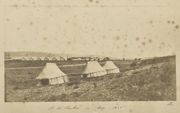 B.H. Renkioi in August 1855; John Kirk, Scottish, 1832 - 1922, Renkioi, Turkey; August 13, 1855; Albumen silver print