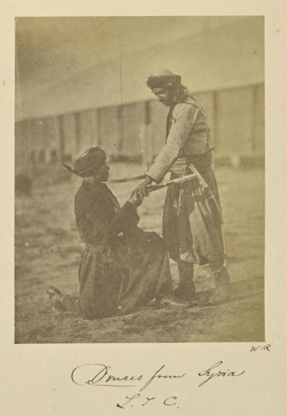 Druses from Syria. L.T.C; Dr. William Robertson, Scottish, 1818 - 1882, Turkey; 1855 - 1856; Albumen silver print