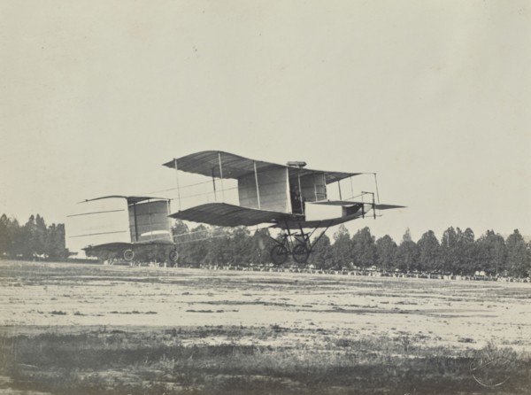 Early Airplane Prototype; Fédèle Azari, Italian, 1895 - 1930, Milan, Italy; 1914 - 1929; Gelatin silver print; 17.2 x 23.4 cm