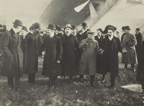 Group of men; Fédèle Azari, Italian, 1895 - 1930, Italy; 1914 - 1929; Gelatin silver print; 10.9 x 14.6 cm, 4 5,16 x 5 3,4 in