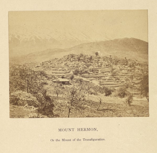 Mount Hermon, Or the Mount of the Transfiguration; Francis Bedford, English, 1815,1816 - 1894, London, England; April 27, 1862