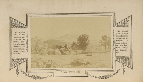 Villa D'Horace; Ernest Barrias, French, 1841 - 1905, Paris, France; 1855; Albumen silver print