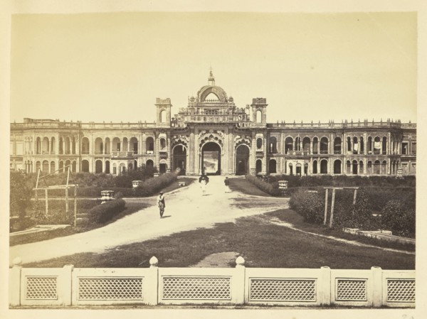 Gateway in the Kaiserbagh, Lucknow; Lucknow, India; about 1863 - 1887; Albumen silver print