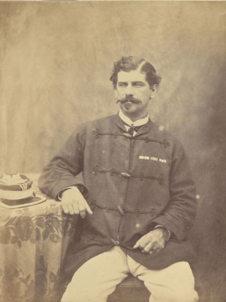 Major Hall; Attributed to Felice Beato, 1832 - 1909, India; 1858 - 1859; Albumen silver print