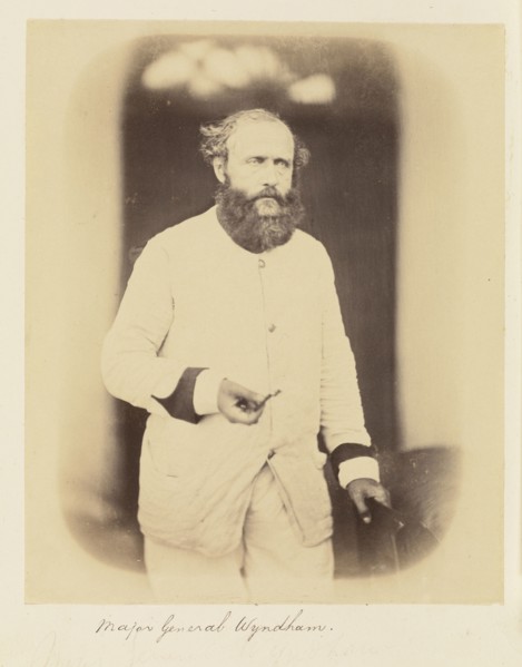 Major-General Wyndham; Felice Beato, 1832 - 1909, India; 1858 - 1859; Albumen silver print