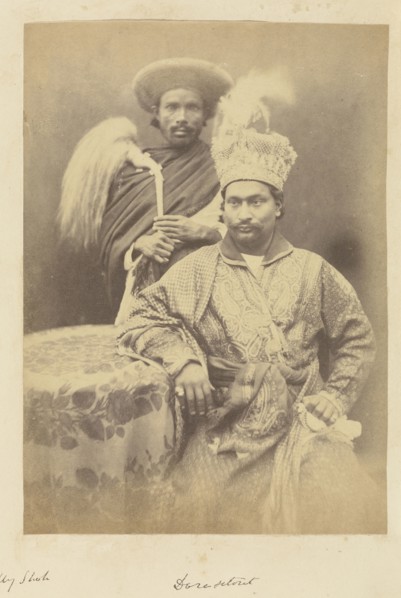 Doresetoter, Son of Umjud Ally Shah, and His Servant; Attributed to Felice Beato, 1832 - 1909, India; 1858